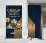 V banner standee for outdoor promotion