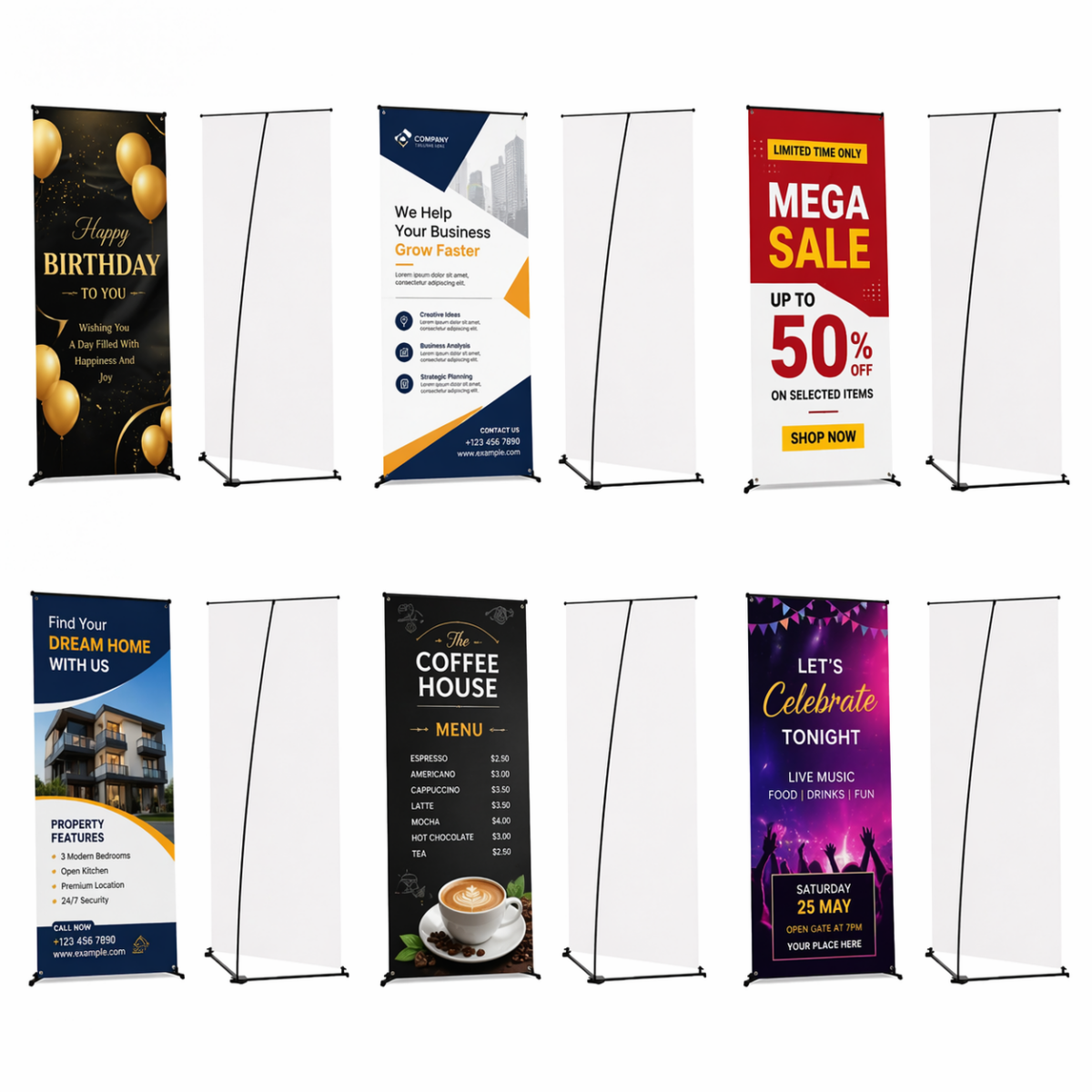 Promotional standee for business marketing