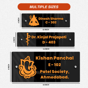 Customized Acrylic Name Plate