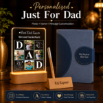 Personalized LED lamp and diary gift set