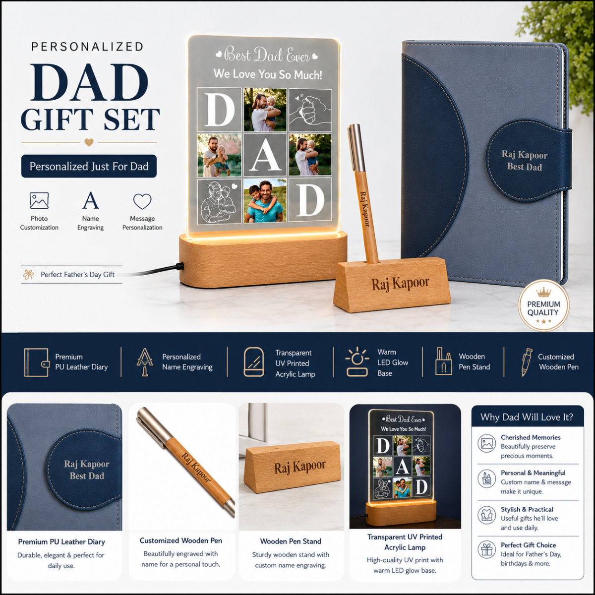 Premium Father’s Day personalized gifts