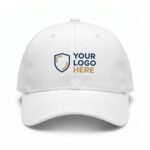 custom white cap
