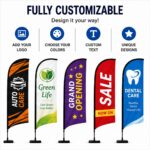 promotional feather banner