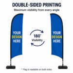 Premium custom feather flag banner display