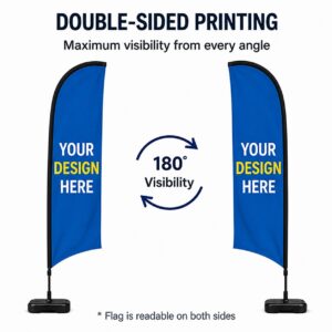 Premium custom feather flag banner display