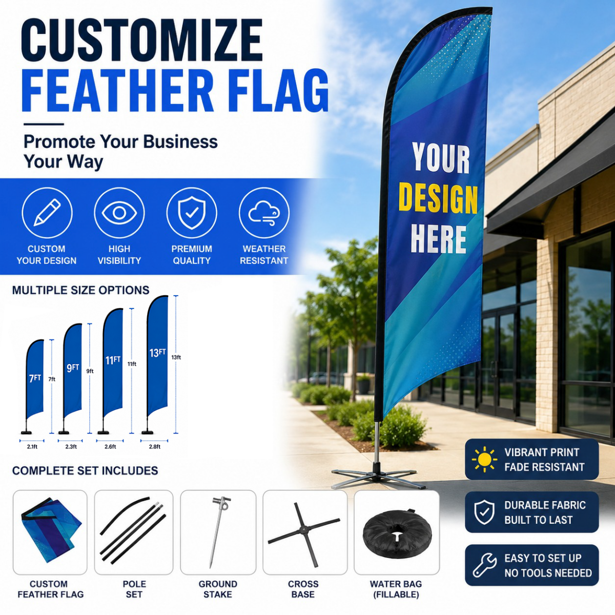 feather flag stand